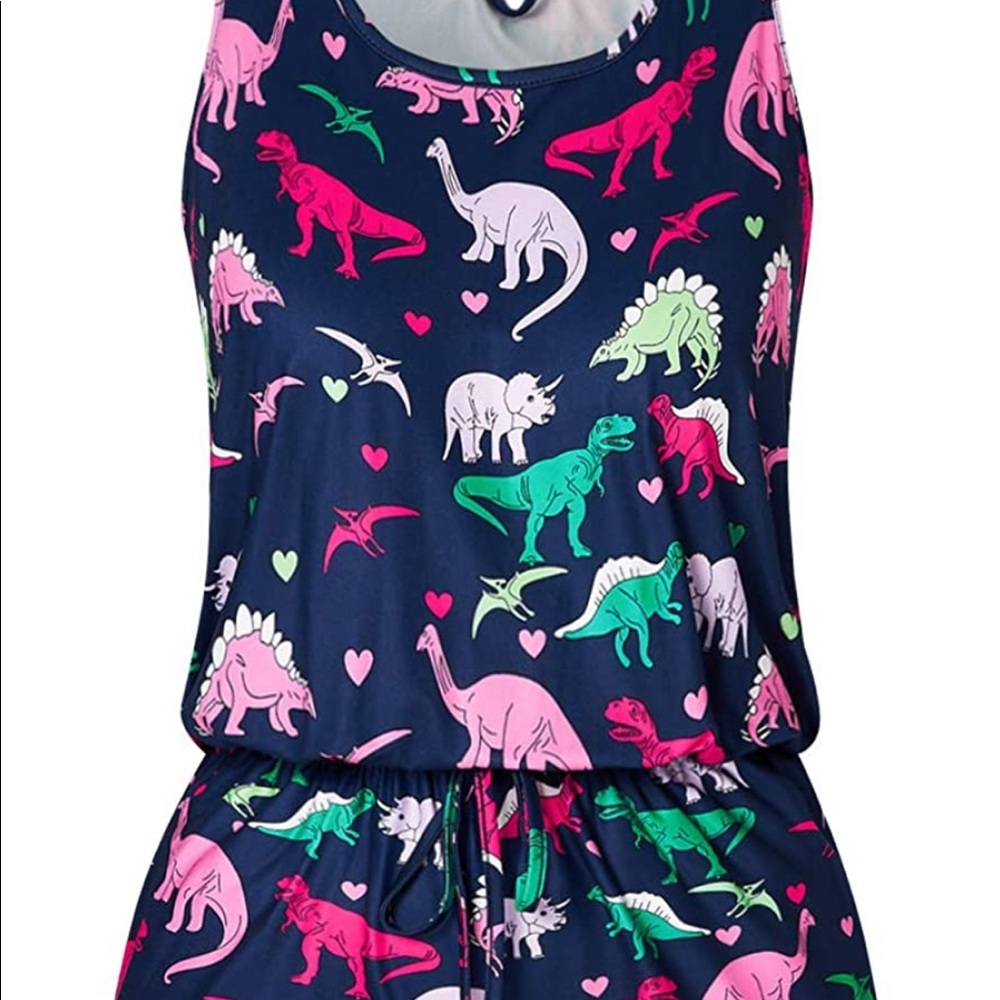 Dinosaur romper/jumpsuit XL